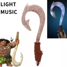 Cartoon Moana Fish Hook Knife Cosplay Maui Weapon with Light Kids Toys Gifts AU Toy Ship price