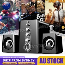 Surround 3D Sound System Speakers Gaming Bass USB Wired for Desktop Computer AU Gaming Speaker price
