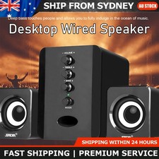 Surround 3D Sound System Speakers Gaming Bass USB Wired for Desktop Computer AU Gaming Speaker price