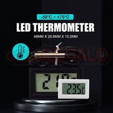 LCD Digital Thermometer for Fridge/Freezer/Aquarium/FISH TANK Temperature AU Thermometers price