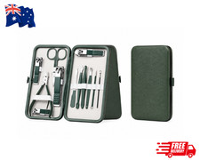 Manicure Pedicure Set Stainless Nail Clippers Kit Cuticle Grooming Case OZ 12 Pc Manicure & Pedicure Set price