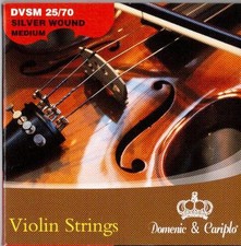 VIOLIN STRINGS,1 Set of New 4/4 size, Silver Wound, Ball End Steel, FREE POSTAGE String Instruments price