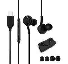 USB C Wired Earbuds HiFi Stereo In Ear Headphones with Mic Braided Cable In-Ear Headphones price