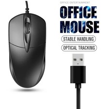 Wired Mouse For PC Laptop Computer Wheel-Black USB Optical Wired Mouse Scroll Wired Mouse price