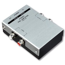 RAXX Inline Stereo Phono Preamp 9V Battery Operated for Turntable Record Player Stereo Amplifiers price