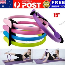 Pilates Ring Yoga Resistance Circle Fitness Equipment for Toning Arms, Thighs AU Pilates Equipment price
