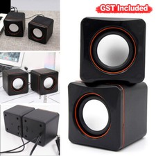 USB Power Wired Computer Speaker Stereo 3.5mm Jack For Desktop PC Laptop AU Computer Speakers price