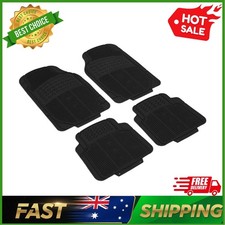 4 Piece Car Floor Mats Set Universal Rubber Front Rear Heavy Duty All Weather AU Car Floor Mat price