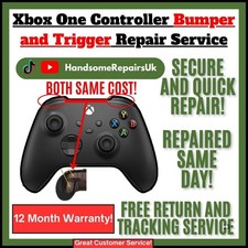 Xbox Controller One / Series X / S Bumper and Trigger Repair Fast Same day Xbox Controller and Accessories price