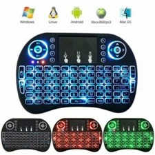 2.4GHz Mini Wireless Keyboard Mouse Backlight Air Touchpad for PC Smart TV Box Wireless Keyboard price