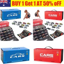 48 Mini Pull-Back Cars with Built-in Garage Set,Multiple Racing car Toys Built-in Sets price