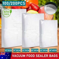 200/100 X Vacuum Sealer Bags Precut Food Storage Saver Heat Seal Cryovac 6 Size Vacuum Sealer price