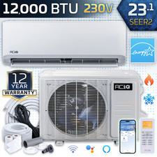 ACiQ 12,000 BTU 23.1 SEER2 Ductless Mini Split Heat Pump AC System + WiFi, 230V Heat Pump price