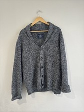 Casual Wear Men’s Shawl Collar Cardigan Size XL In A Grey Marl Or Twisted Yarn Men's Sweater & Cardigan & Knitwear price