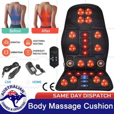 8 Mode Massage Seat Cushion W/Heated Back Neck Massager Chair For Home & Car Massage Chair price