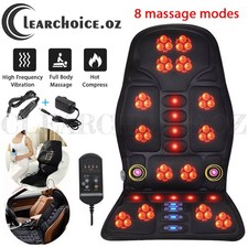 8 Modes Full Body Massager Back Seat Cushion Shiatsu Chair Massage Pad Heat Mat Massage Chair price