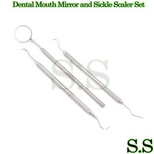 Dental Mouth Mirror and Sickle Scaler Hygiene Examination Cleaning Kit PR-0039 Hygiene and Cleaning price