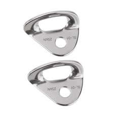 2x 25KN Mountaineering Rock Climbing Gear Bolt Hanger Plate Climbing Gear price