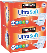 Signature Fabric Softener Sheets Ultrasoft Fresh Scent, 250 Count (Pack of 2) Fabric Softener price