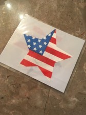 (2 Pcs) American Flag Star Pasty Nipple Cover Breast Pasties Adhesive Sexy Areol Breast Pads & Protectors price
