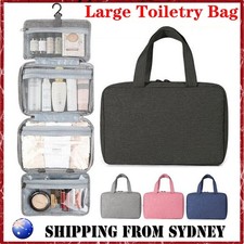 Large Toiletry Bag with Hanging Hook Makeup Cosmetic Bag Women Travel Organizer Makeup Bag price