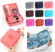 Travel Cosmetic Storage MakeUp Bag Folding Toiletry Wash Organizer Pouch AU NEW Makeup Bag price