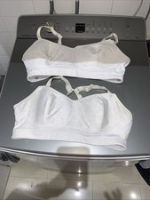 2 X Cadenshae Maternity Nursing Sports Bra Size Xl White Nursing Bra price