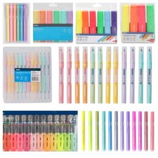 4/6/12/24 Pack Highlighters Pens Markers Pastel, Neon, Glitter, Chisel/Dual Tip Highlighter price