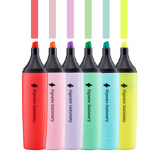 Chisel Highlighter Tip Fluorescent and Pastel Colours for Quick Dry Highlighter price