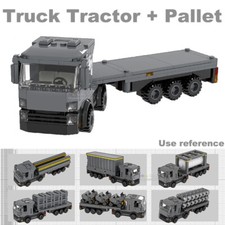 Building Blocks Bricks MOC City Airport Truck Tractor + Pallet Working Vehicle Pallet Trucks price