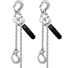 Helix 0.5t Lever Hoist 500kg 1.5m Chain Block Compact Lightweight Japan 2-Pack Lever Hoist price