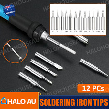 12PCS Soldering Iron Tips Solder Rework Lead Standard Size Accessories Parts NEW Solder & Soldering Iron price
