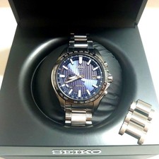 SEIKO Astron SBXB159 GPS Solar Blue Dial Watch Used Steel Bracelet price