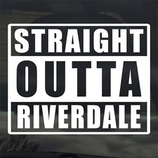 Straight Outta Riverdale Sticker Decal Horror Crime Car Window Laptop Baby Room Furniture price
