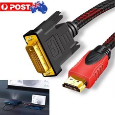 HDMI to DVI Cable Male DVI-D for LCD Monitor Computer PC Projector DVD Cord Lead Projector Cables price