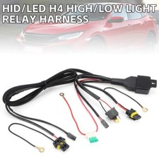 H4 HID LED Wiring Relay Harness For Bi-xenon Lens Bi-led Projector Cables High Projector Cables price