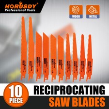 10Pc Reciprocating Saw Blades Set For Wood Metal Timber Demolition Cutting Tool Reciprocating Saw price