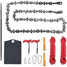 53 inch 68 Teeth Rope Saw High Reach Tree Limb Hand Rope Chain Saw Portable> Saws price