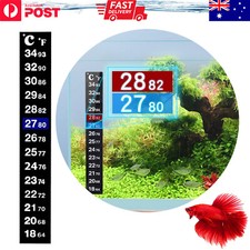 Aquarium Thermometer Fish Tank Sticker Temperature Strip Stick On Dual Scale AU Thermometer price
