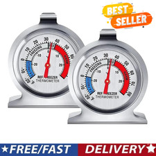2pcs Refrigerator Thermometer Freezer Fridge Temperature Gauge Sensor AU Free De Thermometer price