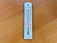 20cm Large THERMOMETER Indoor Outdoor Temperature Wall Hanging Room Sensor C + F Thermometer price