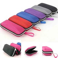 Portable Eye Glasses Case Box Sunglasses Protector Hard Zipper Belt Clip Eyewear Accessory price