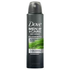 Dove Men + Care Elements Anti Perspirant Aerosol Spray 150mL - Minerals + Sage Care Sprays price