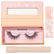 ColourPop Falsies Queenie Lashes Brow Pen and Lip Creme Set Bundle False Eyelash Products price