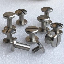 STAINLESS STEEL Chicago Screw Leather Craft Belt Strap Nail Rivets Stud Round Rivet price