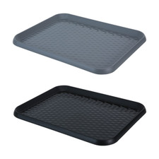 Rectangular Serving Tray Plastic Food Serving Tray Each - Colour Randomly Chosen Serving Tray price