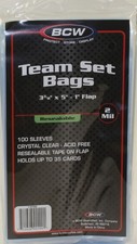Trading & Gaming Card Supplies - TEAM BAGS ( 100 Resealable Plastic Card Bags - Plastic Card Supplies price