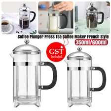 Coffee Plunger Press Tea Coffee Maker French Style W Filter Measure Spoon Glass French Press price