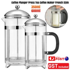 Coffee Plunger Press Tea Coffee Maker French Style W Filter Measure Spoon Glass French Press price