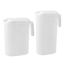 Fridge Door Water -Jug with Handle BPA Free Plastic Pitcher with Flip Top Lid Pitcher price